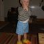 G sporting the latest footwear from across the pond (quite literally) - duck slippers